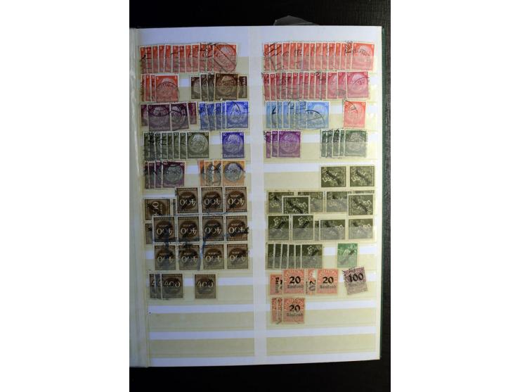 1851/1945, ungebrauchte/postfrische und gestempelte Sammlung ab etwas Altdeutschland, ein Teil Deutsches Reich Zusammensdruck