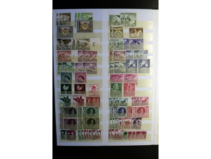 1851/1945, ungebrauchte/postfrische und gestempelte Sammlung ab etwas Altdeutschland, ein Teil Deutsches Reich Zusammensdruck