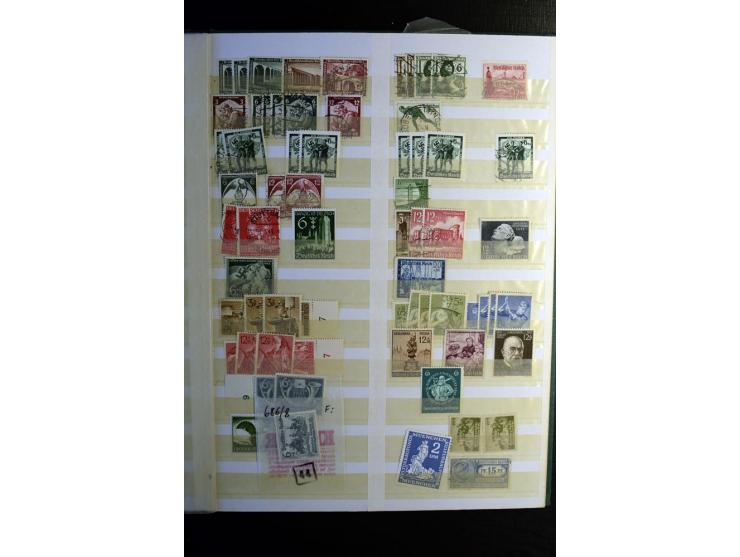1851/1945, ungebrauchte/postfrische und gestempelte Sammlung ab etwas Altdeutschland, ein Teil Deutsches Reich Zusammensdruck