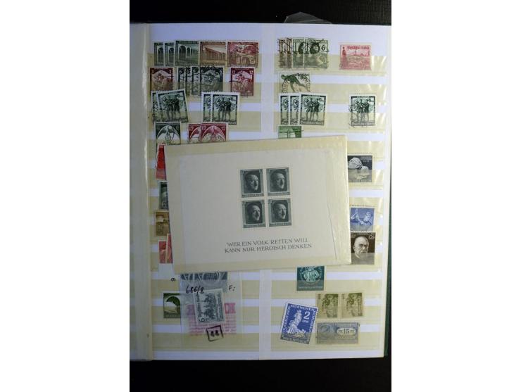 1851/1945, ungebrauchte/postfrische und gestempelte Sammlung ab etwas Altdeutschland, ein Teil Deutsches Reich Zusammensdruck