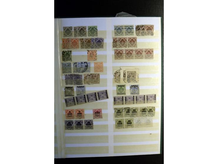 1851/1945, ungebrauchte/postfrische und gestempelte Sammlung ab etwas Altdeutschland, ein Teil Deutsches Reich Zusammensdruck