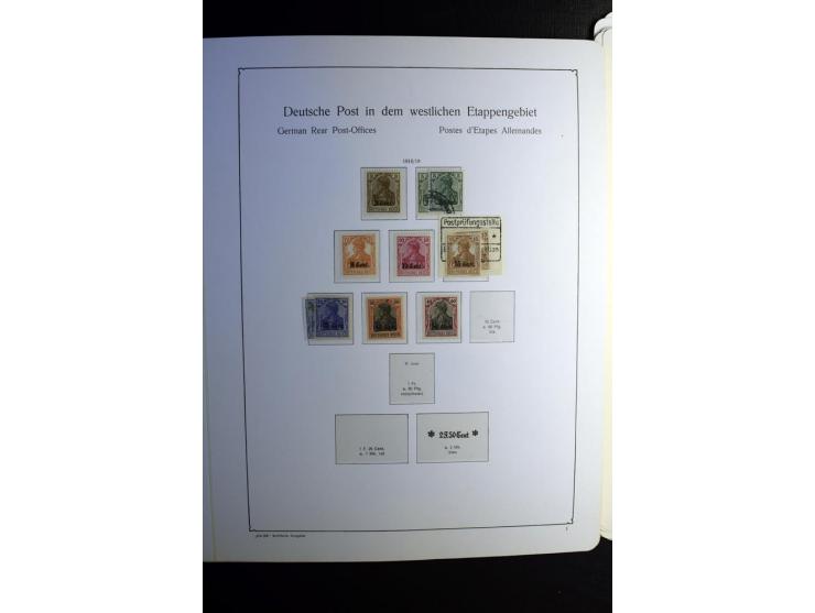 1851/1945, ungebrauchte/postfrische und gestempelte Sammlung ab etwas Altdeutschland, ein Teil Deutsches Reich Zusammensdruck