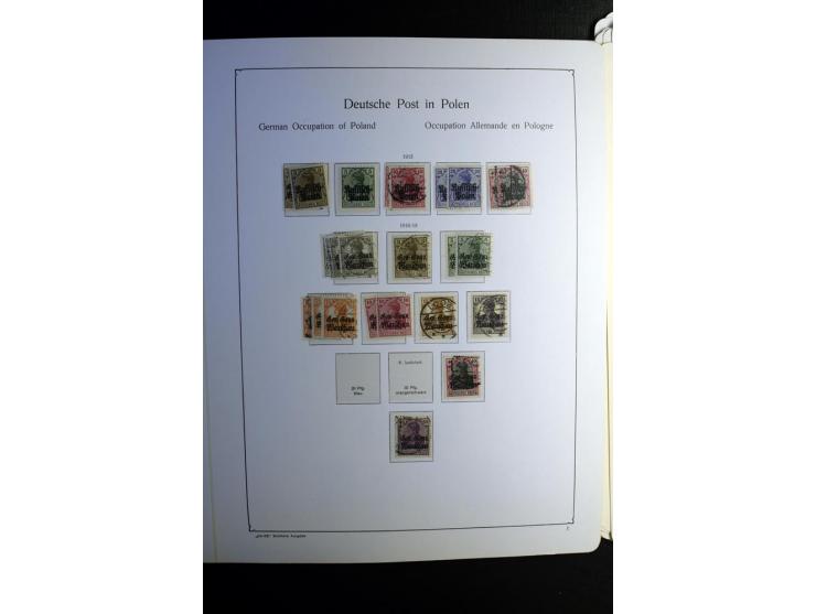 1851/1945, ungebrauchte/postfrische und gestempelte Sammlung ab etwas Altdeutschland, ein Teil Deutsches Reich Zusammensdruck