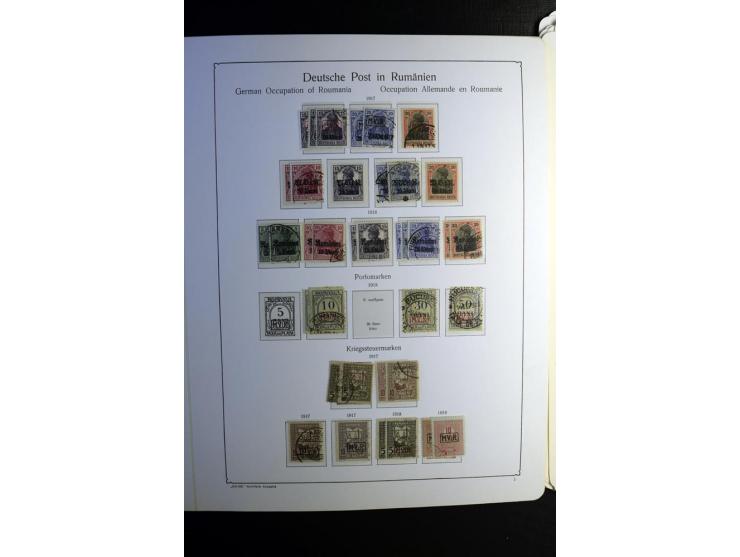 1851/1945, ungebrauchte/postfrische und gestempelte Sammlung ab etwas Altdeutschland, ein Teil Deutsches Reich Zusammensdruck