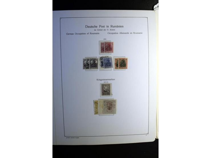 1851/1945, ungebrauchte/postfrische und gestempelte Sammlung ab etwas Altdeutschland, ein Teil Deutsches Reich Zusammensdruck