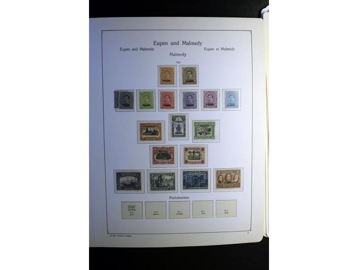 1851/1945, ungebrauchte/postfrische und gestempelte Sammlung ab etwas Altdeutschland, ein Teil Deutsches Reich Zusammensdruck