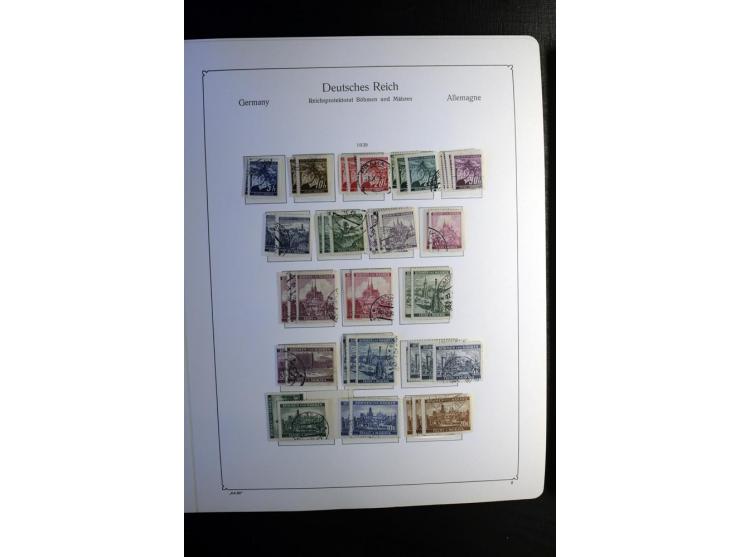 1851/1945, ungebrauchte/postfrische und gestempelte Sammlung ab etwas Altdeutschland, ein Teil Deutsches Reich Zusammensdruck