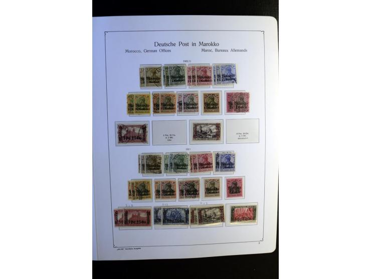 1851/1945, ungebrauchte/postfrische und gestempelte Sammlung ab etwas Altdeutschland, ein Teil Deutsches Reich Zusammensdruck