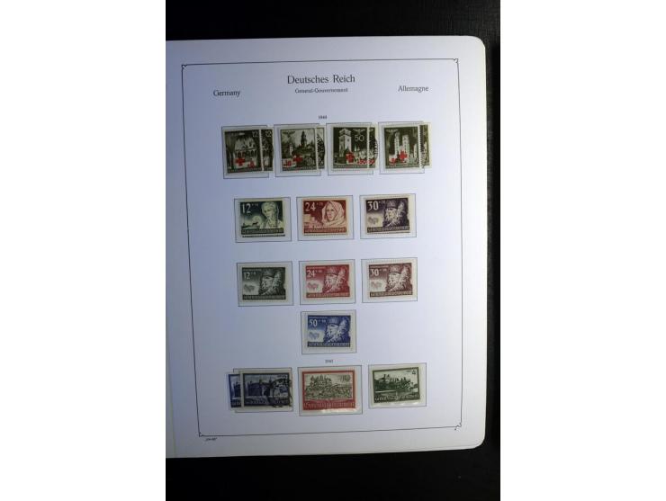 1851/1945, ungebrauchte/postfrische und gestempelte Sammlung ab etwas Altdeutschland, ein Teil Deutsches Reich Zusammensdruck