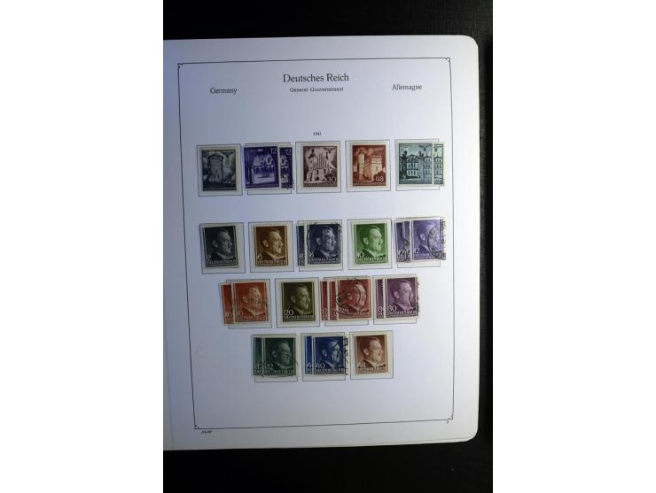 1851/1945, ungebrauchte/postfrische und gestempelte Sammlung ab etwas Altdeutschland, ein Teil Deutsches Reich Zusammensdruck