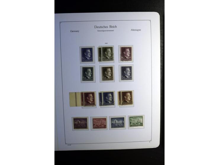 1851/1945, ungebrauchte/postfrische und gestempelte Sammlung ab etwas Altdeutschland, ein Teil Deutsches Reich Zusammensdruck