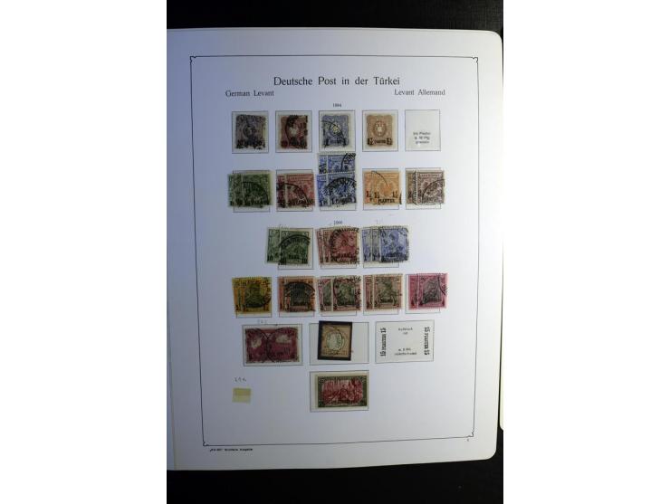 1851/1945, ungebrauchte/postfrische und gestempelte Sammlung ab etwas Altdeutschland, ein Teil Deutsches Reich Zusammensdruck
