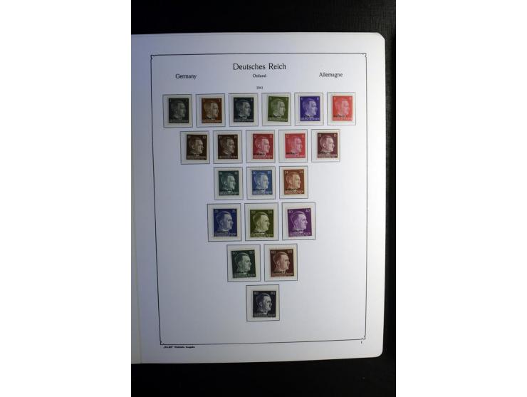 1851/1945, ungebrauchte/postfrische und gestempelte Sammlung ab etwas Altdeutschland, ein Teil Deutsches Reich Zusammensdruck
