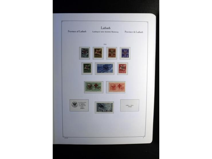 1851/1945, ungebrauchte/postfrische und gestempelte Sammlung ab etwas Altdeutschland, ein Teil Deutsches Reich Zusammensdruck
