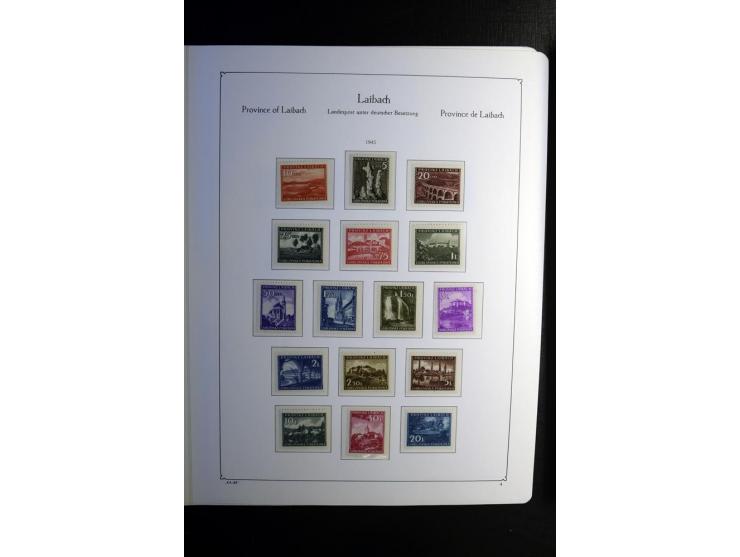 1851/1945, ungebrauchte/postfrische und gestempelte Sammlung ab etwas Altdeutschland, ein Teil Deutsches Reich Zusammensdruck