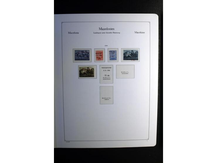 1851/1945, ungebrauchte/postfrische und gestempelte Sammlung ab etwas Altdeutschland, ein Teil Deutsches Reich Zusammensdruck