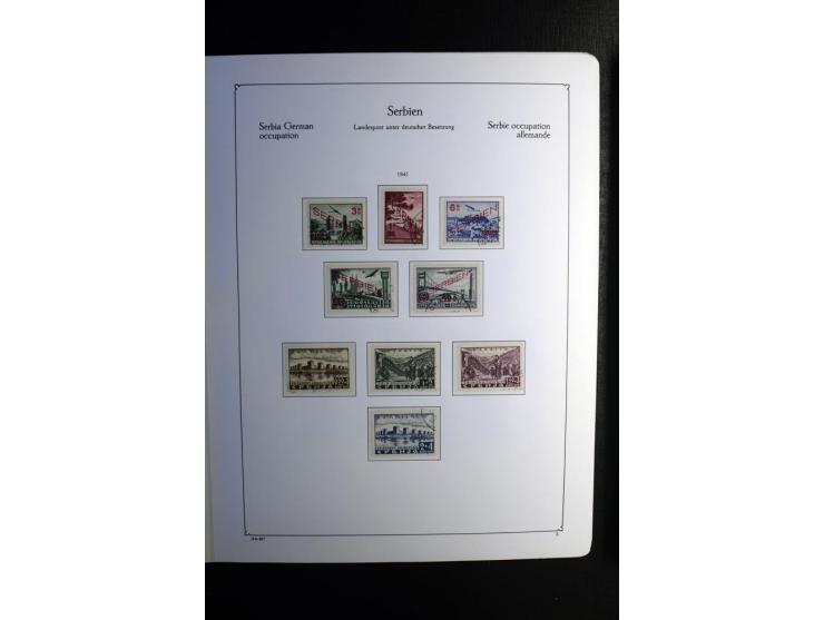 1851/1945, ungebrauchte/postfrische und gestempelte Sammlung ab etwas Altdeutschland, ein Teil Deutsches Reich Zusammensdruck