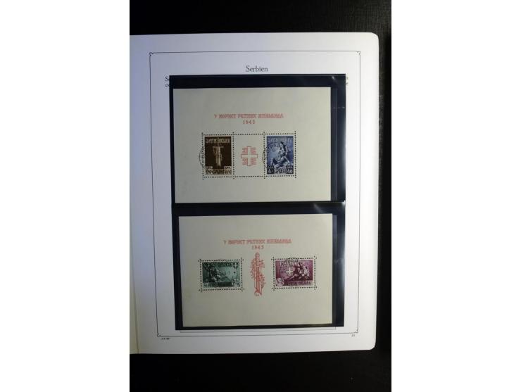 1851/1945, ungebrauchte/postfrische und gestempelte Sammlung ab etwas Altdeutschland, ein Teil Deutsches Reich Zusammensdruck