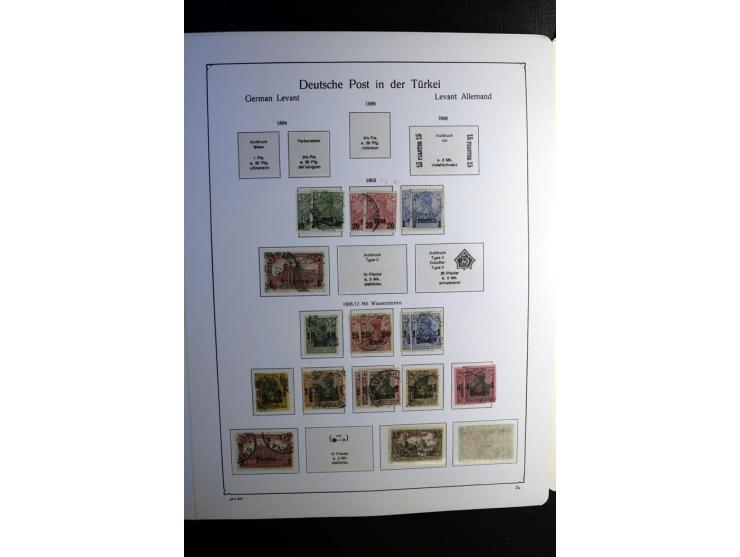 1851/1945, ungebrauchte/postfrische und gestempelte Sammlung ab etwas Altdeutschland, ein Teil Deutsches Reich Zusammensdruck