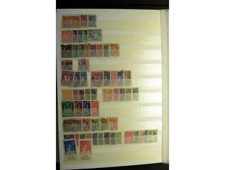 1875/1990, postfrische, ungebrauchte und gestempelte Sammlung, dabei besonders Dt. Reich, Bizone, Bund (mit Posthorn) und Ber