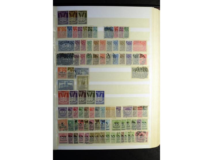 1875/1990, postfrische, ungebrauchte und gestempelte Sammlung, dabei besonders Dt. Reich, Bizone, Bund (mit Posthorn) und Ber