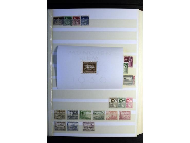 1875/1990, postfrische, ungebrauchte und gestempelte Sammlung, dabei besonders Dt. Reich, Bizone, Bund (mit Posthorn) und Ber