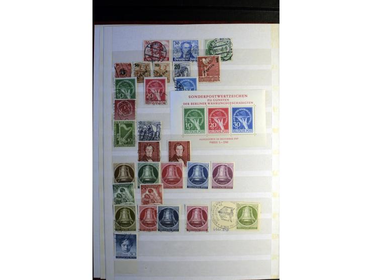 1875/1990, postfrische, ungebrauchte und gestempelte Sammlung, dabei besonders Dt. Reich, Bizone, Bund (mit Posthorn) und Ber