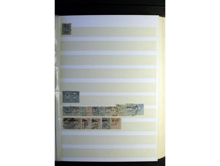 1875/1990, postfrische, ungebrauchte und gestempelte Sammlung, dabei besonders Dt. Reich, Bizone, Bund (mit Posthorn) und Ber