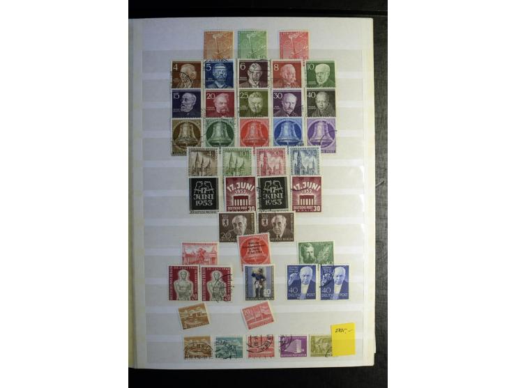 1875/1990, postfrische, ungebrauchte und gestempelte Sammlung, dabei besonders Dt. Reich, Bizone, Bund (mit Posthorn) und Ber