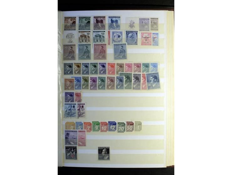 1875/1990, postfrische, ungebrauchte und gestempelte Sammlung, dabei besonders Dt. Reich, Bizone, Bund (mit Posthorn) und Ber