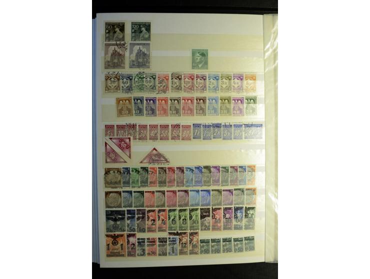 1875/1990, postfrische, ungebrauchte und gestempelte Sammlung, dabei besonders Dt. Reich, Bizone, Bund (mit Posthorn) und Ber