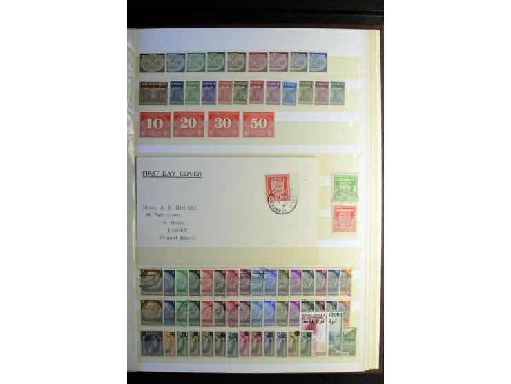 1875/1990, postfrische, ungebrauchte und gestempelte Sammlung, dabei besonders Dt. Reich, Bizone, Bund (mit Posthorn) und Ber