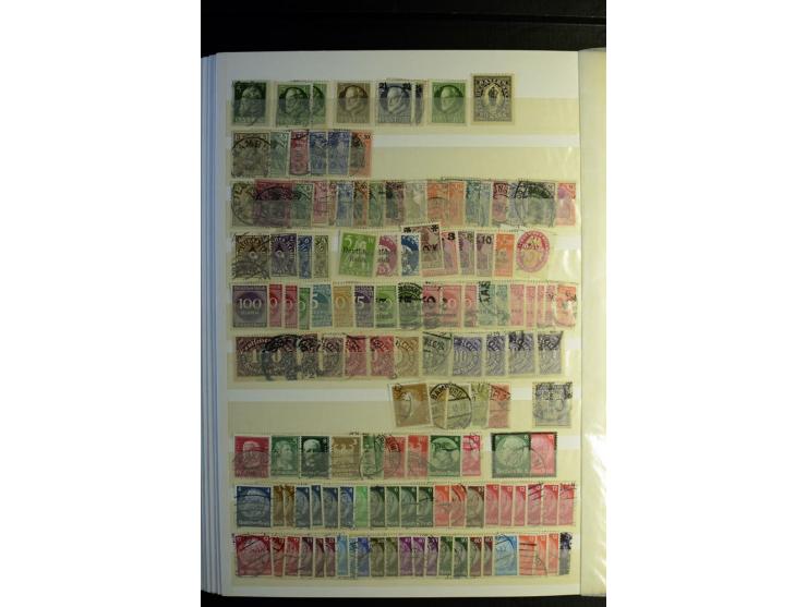 1875/1990, postfrische, ungebrauchte und gestempelte Sammlung, dabei besonders Dt. Reich, Bizone, Bund (mit Posthorn) und Ber