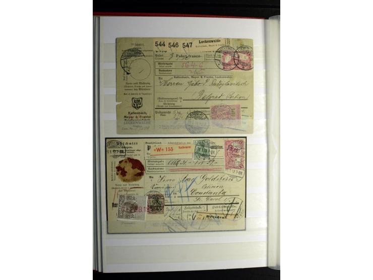 1900/1918, interessante Spezialsammlung der Markwerte ab Reichspost inkl. den Aufdruckausgaben bei den Dt. Auslandspostämtern