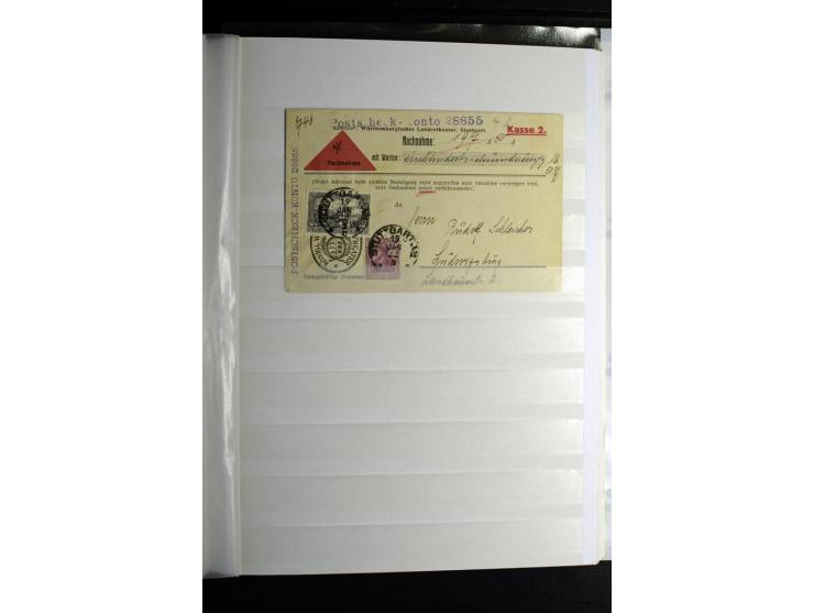 1900/1918, interessante Spezialsammlung der Markwerte ab Reichspost inkl. den Aufdruckausgaben bei den Dt. Auslandspostämtern