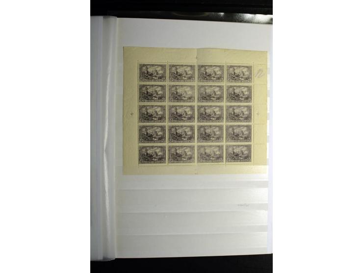 1900/1918, interessante Spezialsammlung der Markwerte ab Reichspost inkl. den Aufdruckausgaben bei den Dt. Auslandspostämtern
