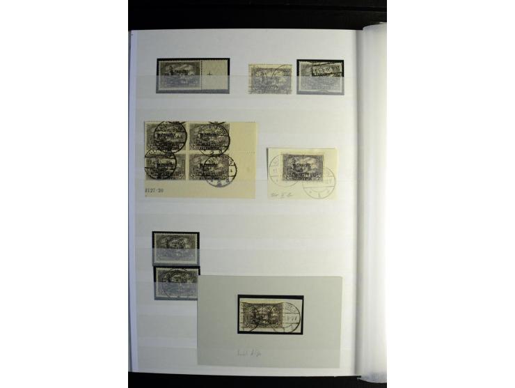 1900/1918, interessante Spezialsammlung der Markwerte ab Reichspost inkl. den Aufdruckausgaben bei den Dt. Auslandspostämtern
