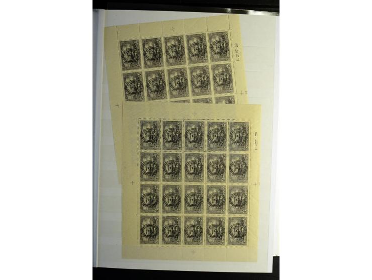1900/1918, interessante Spezialsammlung der Markwerte ab Reichspost inkl. den Aufdruckausgaben bei den Dt. Auslandspostämtern