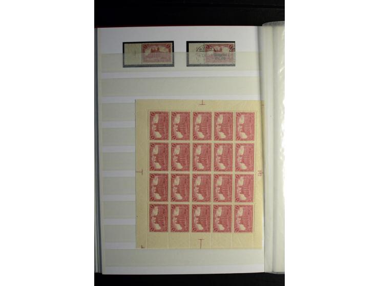 1900/1918, interessante Spezialsammlung der Markwerte ab Reichspost inkl. den Aufdruckausgaben bei den Dt. Auslandspostämtern