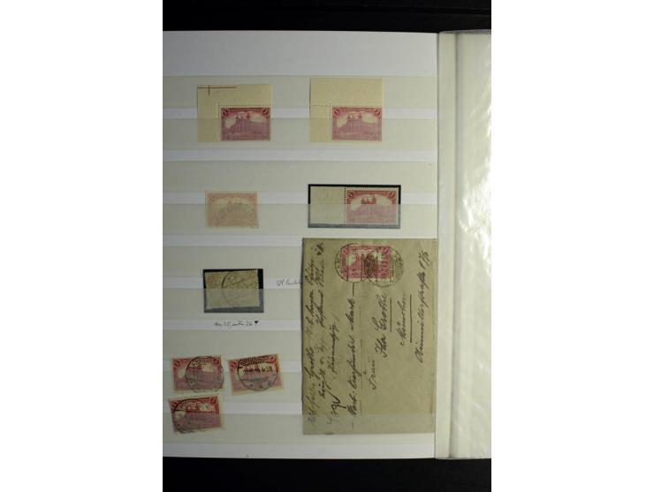 1900/1918, interessante Spezialsammlung der Markwerte ab Reichspost inkl. den Aufdruckausgaben bei den Dt. Auslandspostämtern