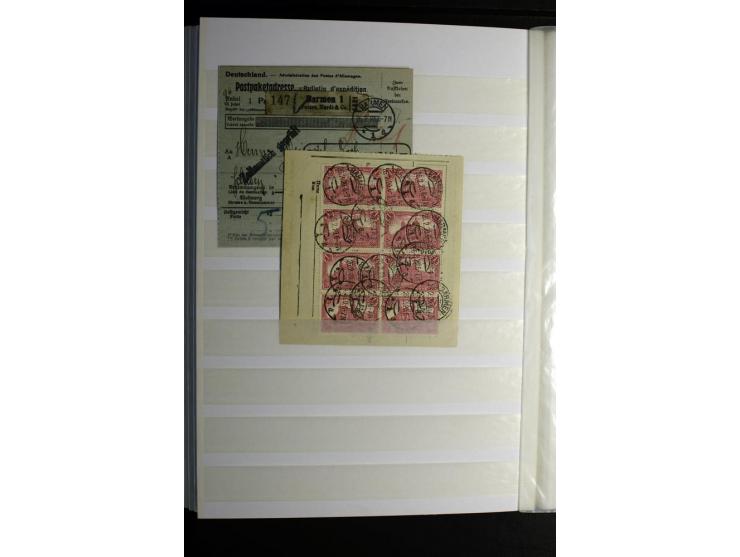 1900/1918, interessante Spezialsammlung der Markwerte ab Reichspost inkl. den Aufdruckausgaben bei den Dt. Auslandspostämtern