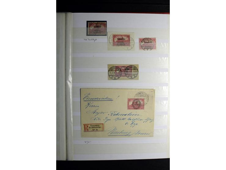 1900/1918, interessante Spezialsammlung der Markwerte ab Reichspost inkl. den Aufdruckausgaben bei den Dt. Auslandspostämtern