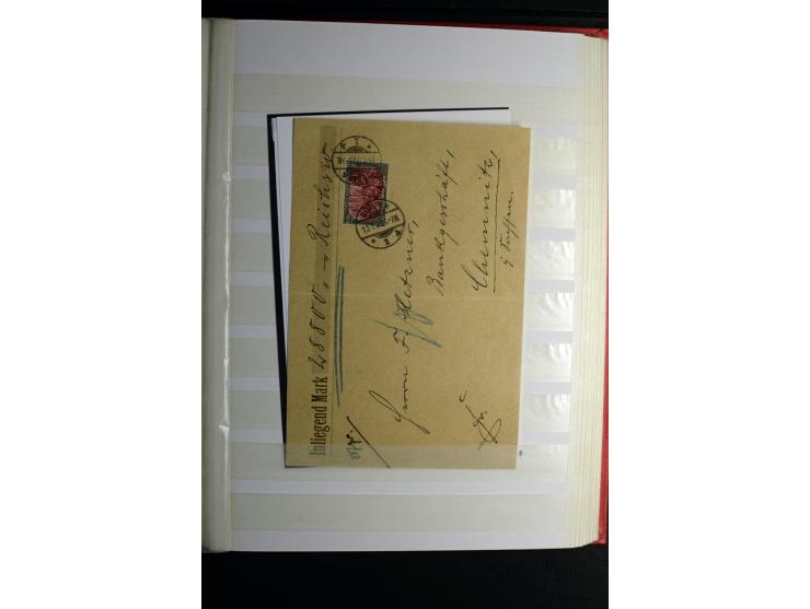 1900/1918, interessante Spezialsammlung der Markwerte ab Reichspost inkl. den Aufdruckausgaben bei den Dt. Auslandspostämtern