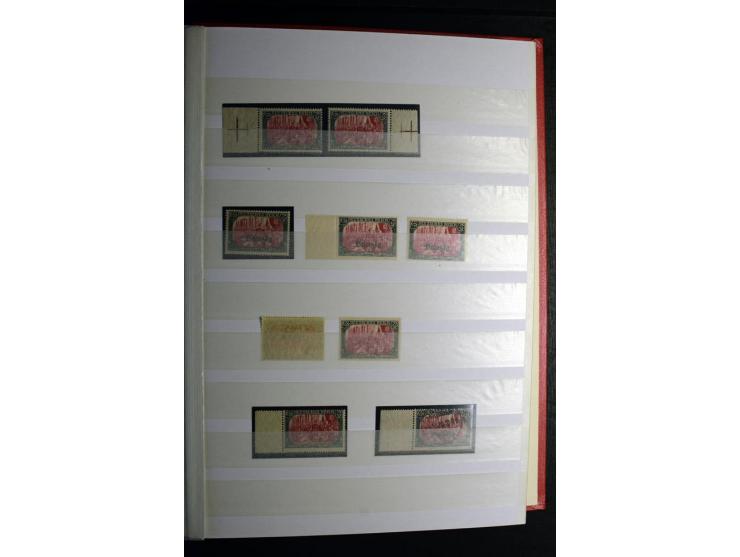 1900/1918, interessante Spezialsammlung der Markwerte ab Reichspost inkl. den Aufdruckausgaben bei den Dt. Auslandspostämtern