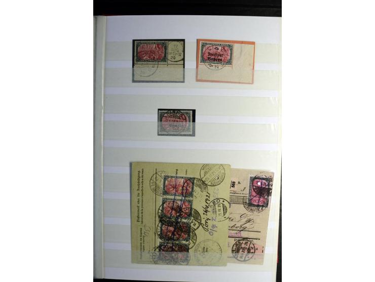 1900/1918, interessante Spezialsammlung der Markwerte ab Reichspost inkl. den Aufdruckausgaben bei den Dt. Auslandspostämtern