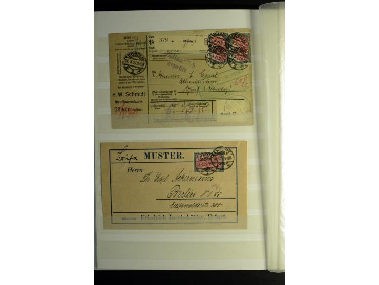1900/1918, interessante Spezialsammlung der Markwerte ab Reichspost inkl. den Aufdruckausgaben bei den Dt. Auslandspostämtern