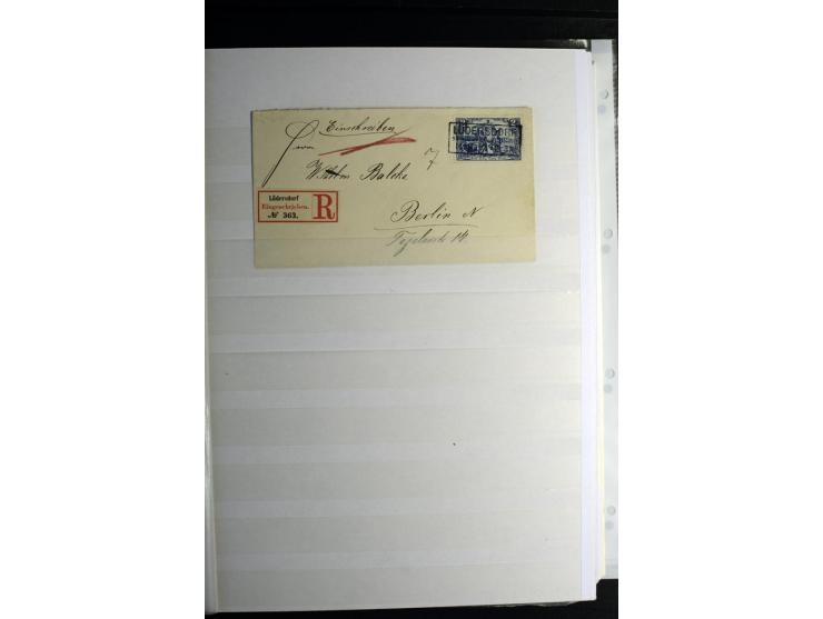 1900/1918, interessante Spezialsammlung der Markwerte ab Reichspost inkl. den Aufdruckausgaben bei den Dt. Auslandspostämtern