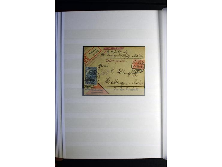 1900/1918, interessante Spezialsammlung der Markwerte ab Reichspost inkl. den Aufdruckausgaben bei den Dt. Auslandspostämtern