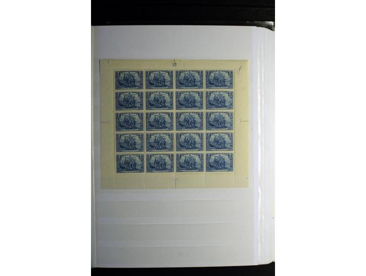 1900/1918, interessante Spezialsammlung der Markwerte ab Reichspost inkl. den Aufdruckausgaben bei den Dt. Auslandspostämtern