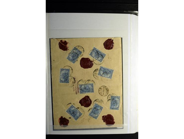 1900/1918, interessante Spezialsammlung der Markwerte ab Reichspost inkl. den Aufdruckausgaben bei den Dt. Auslandspostämtern